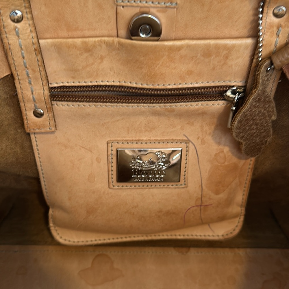 Vintage Roots Brown Leather Tote Bag - Picture 3 of 10